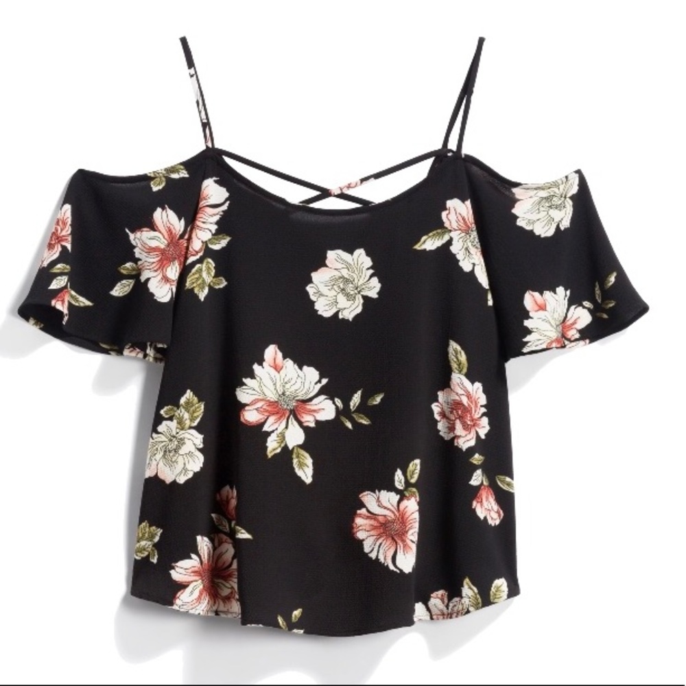 KAILEIGH Valette Cold Shoulder Blouse